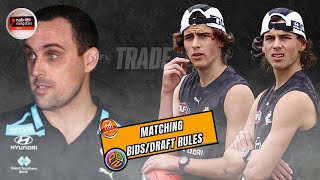 AFL Draft Rules Explained  Father Son NGA Matching amp Trading quotMatchquot Bids In [upl. by Irelav]