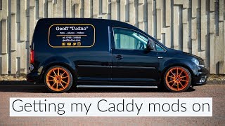 My 2017 VW Caddy getting its mods on at Slideways in Llanfairfechan [upl. by Casilde24]