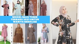 Model Baju Tunik Terbaru 2022 Wanita Berhijab [upl. by Benedicta186]