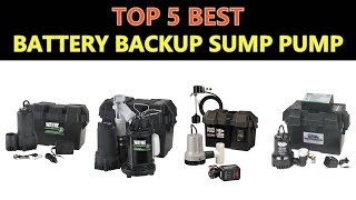 Best Battery Backup Sump Pump 2019  2020 [upl. by Heger]