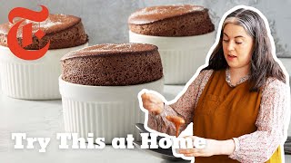 Showstopping Chocolate Soufflés With Claire Saffitz  NYT Cooking [upl. by Yornek]