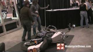 How to Lift a Motorcycle Thats Been Dropped [upl. by Ojahtnamas568]