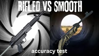 RIFLED vs SMOOTH bore accuracy test SURPRISING RESULTS accuracy airgun pelletpistol [upl. by Ogilvy]