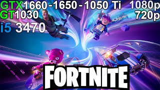 Fortnite Chapter 5 Season 1  GTX 1660  GTX 1650  GTX 1050 Ti  GT 1030 i5 3470 [upl. by Kampmann942]