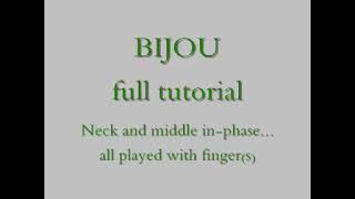 Queen  Bijou solo tutorial by Basix4 featuring the Vintage Doxy [upl. by Zobkiw477]