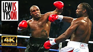 Lennox Lewis vs Mike Tyson  KNOCKOUT Boxing Fight  4K Ultra HD [upl. by Persis]