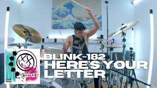 Heres Your Letter  blink182  Drum Cover [upl. by Bryon745]