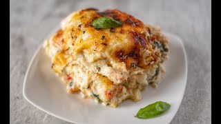 THE BEST SEAFOOD LASAGNA RECIPE [upl. by Shelburne]