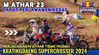 Perjuangan M Athar 23 Makin Jauh Dari Juara Umum Grasstrack Kratingdaeng SupercrosseR 2024 [upl. by Ennaegroeg]