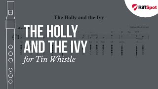 The Holly and the Ivy Tin Whistle Tab [upl. by Jessie113]