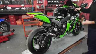 zx10r 2016  SC Project CRT [upl. by Einnaffit660]