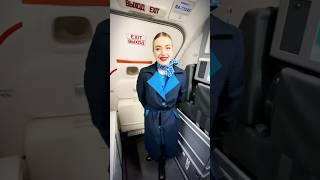 Закрытие двери Boeing 737 Pobeda самолет авиакомпанияпобеда стюардесса [upl. by Alded]