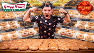 The 100 Krispy Kreme Donut Challenge 19000 Calories [upl. by Suolevram]