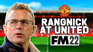 RALF RANGNICK AT MANCHESTER UNITED  FM22 EXPERIMENT [upl. by Mode]