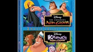 The Emperors New Groove amp Kronks New Groove BluRay Unboxing [upl. by Anerroc]