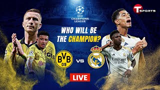 UEFA Champions League Final  Real Madrid vs Borussia Dortmund  T Sports [upl. by Attenreb882]