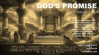 SUNDAY SCHOOL LESSON DECEMBER 8 2024 GODS PROMISE 2 SAMUEL 7 117 [upl. by Dorman208]