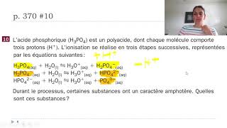 Cours à distance YR465  Exercices ionisation de leau [upl. by Asiak]