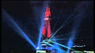 The Shard Laser Show [upl. by Jedd]