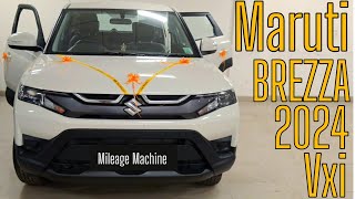 New Maruti Brezza VXI 2024 Model ❤️ माइलेज की मशीन और धन रक्षक ✋ [upl. by Idoc]