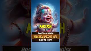 Modern Unique Baby Boy Names  Sharva Raksan MRS  Best Numerologist  For Appointment  9842111411 [upl. by Attolrahc140]