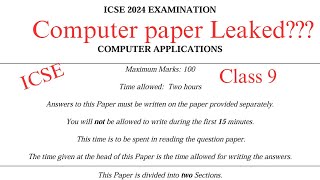 CLASS 9 COMPUTER REVISION ICSE  ELWIN SIR  viral trending [upl. by Ibur740]