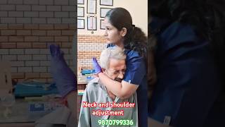 Neck and shoulder adjustment chiropractor youtube fvpシ fvp reels trending [upl. by Agnimod]