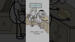 Flirting after Dating funny meme Animation [upl. by Auod]