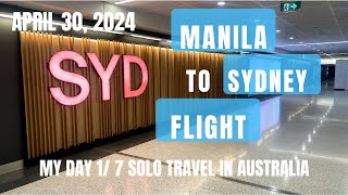 Manila to Sydney Flight [upl. by Forsta690]