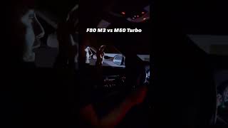 F80 M3 vs M50 Turbo [upl. by Johann25]