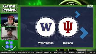 2024 NCAA Week 9 Game Preview Washington vs Indiana [upl. by Lennahc]