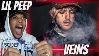 FIRST TIME HEARING  LIL PEEP  VEINS  REACTION  LONG LIVE LIL PEEP [upl. by Deehan]