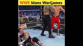 CM Punk and Roman Reigns team up for epic WarGames win Survivor Series WarGames 2024 shorts wwe [upl. by Raab533]