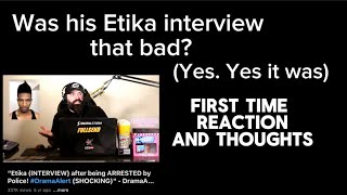 How bad was Keemstar’s Etika interview Well…  Initial reaction and thoughts [upl. by Shivers]