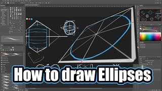 How to Draw Ellipses Cylinders amp Spheres Accurately  Construction Techniques [upl. by Loleta843]