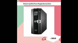 Uninterruptible Power Supply System Interactive UPS APC BR1600MI [upl. by Tnilf]