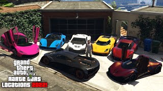 GTA 5 Story Mode Rare Cars Locations 2022 [upl. by Ruthe318]