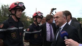 Inondations dans lHérault Cazeneuve à Mauguio [upl. by Geordie]