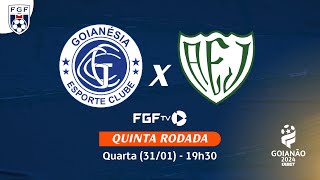 Ao vivo  Goianésia EC X AE Jataiense  Campeonato Goianão 2024 [upl. by Rhonda310]