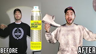 COOLEST Spray Paint EVER  Reflective Spray REVIEW [upl. by Nonnarb]