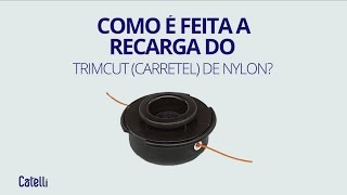 Como é feita a recarga do carretel de nylon [upl. by Almira]