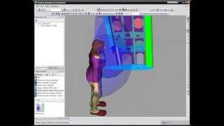 Human Simulation to perform Ergonomics Analysis in a PLM Enviornment [upl. by Farrel451]