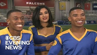 Male cheerleaders will make history at Super Bowl 2019 [upl. by Lash]