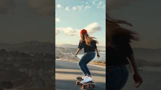 How to ride a skateboard easy 🛹 Easy and fast way [upl. by Oderfodog547]