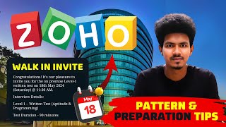 Zoho software developer written test may 18  zoho written test aptitude amp programming Preparation [upl. by Tamma]