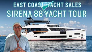 Sirena 88 Yacht Tour amp Review by Ben Knowles from East Coast Yacht Sales [upl. by Niliac]