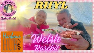 Rhyl Reviewing Harbour Hub Cafe on Rhyl Beach [upl. by Kort]