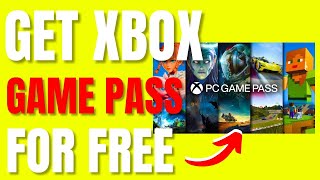 How TO GET XBOX GAME PASS FOR FREE [upl. by Sivar833]