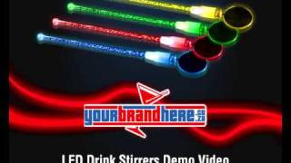 Your Brand Here  LED Swizzle Sticks [upl. by Rudin]