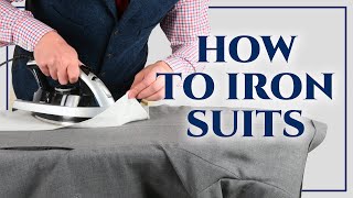 How To Iron A Suit Blazer or Sport Coat  How To Press Suits Sleeves Back Gentlemans Gazette [upl. by Santoro367]